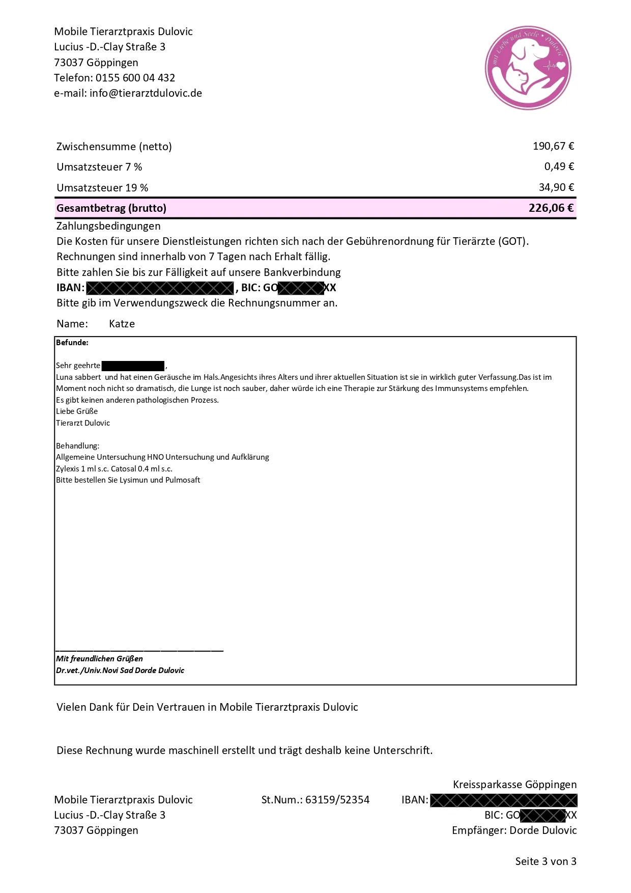 Beispielrechnung